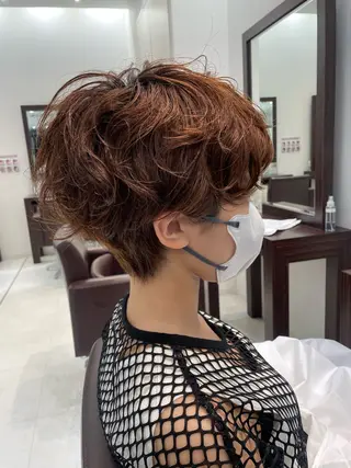 ショート パーマ TAYA千葉そごう店所属・【千葉駅南口歩1分】 MAKAのヘアスタイル