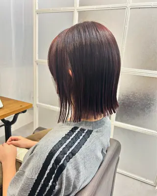 ミディアム カラー 後藤紗英/髪質改善 /オリーブベージュのヘアスタイル