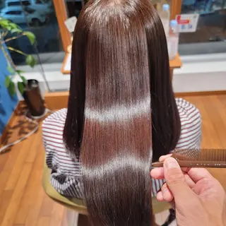 ロング 近藤 正充のヘアスタイル