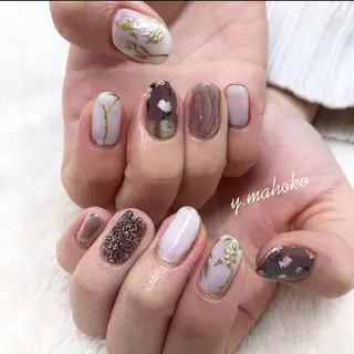 ネイル She nail studio 原宿所属・パラジェル有/ スカルプ/mahoのネイルデザイン
