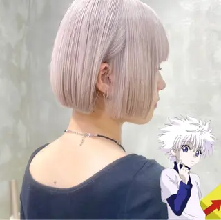 ショート カラー カノン/アニオタ🧡 暖色/酸性ストレートのヘアスタイル