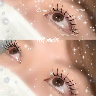 マツエク・マツパ プティットスリールアイラッシュ所属・プティト スリールのマツエク・マツパデザイン