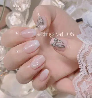 ネイル 23時まで❤︎韓国、 ワンホンネイルのネイルデザイン