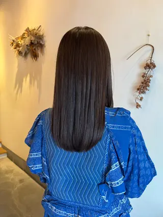 ミディアム ワタナベ ミサキのヘアスタイル