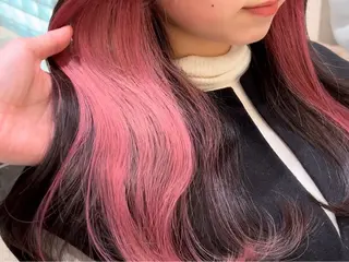 ロング としき/韓国/透明 感カラー/美髪矯正のヘアスタイル