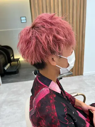 カラー メンズ 一ノ瀬 蘭のヘアスタイル