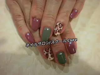 セミロング ネイル ネイルサロン Cureのネイルデザイン