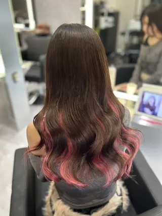 ロング CS made by SHACHU 栄所属・森下 ゆきなのヘアスタイル