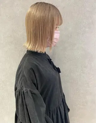 ショート カラー ヘアアレンジ Maisie所属・ヘアアレンジ/ 暖色🩵hazukiのヘアスタイル