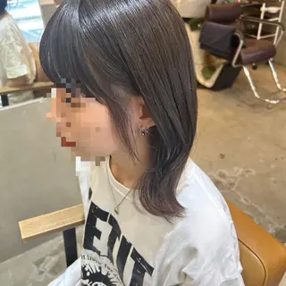 ミディアム カラー 若狭 彩花のヘアスタイル