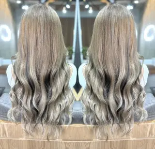 ミディアム パーマ キッズ ヘアアレンジ カラー メンズ ♡SNSで大バズり♡ コリアン羽エクステ◎のヘアスタイル