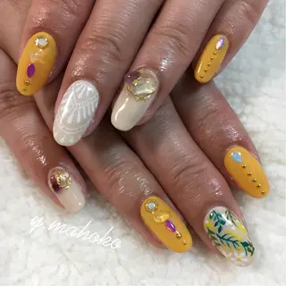 ネイル She nail studio 原宿所属・パラジェル有/ スカルプ/mahoのネイルデザイン