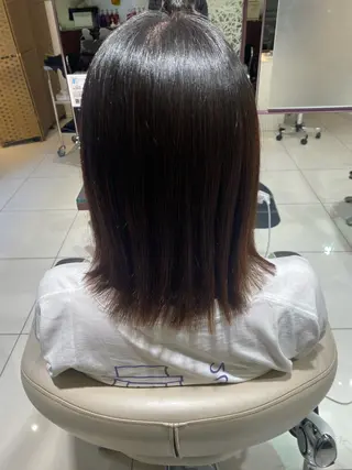 ミディアム 透明感カラー💜艶髪 sayakaのヘアスタイル