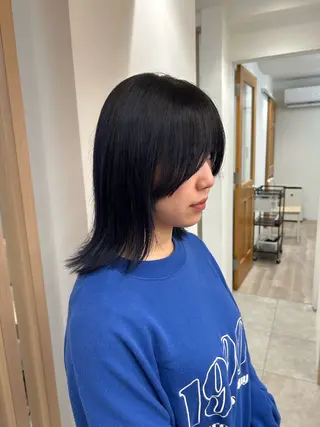 セミロング カラー 🪽ゆな 🪽のヘアスタイル