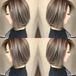 ショート カラー 井上 一平のヘアスタイル