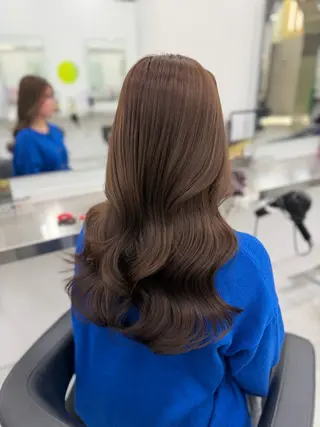 カラー 透ける透明感カラー 🎀anju/渋谷のヘアスタイル