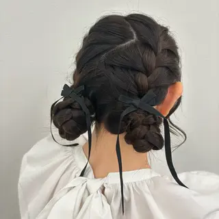 ヘアアレンジ Ayano‪‪🎀似 合わせ×透明感🎀のヘアスタイル