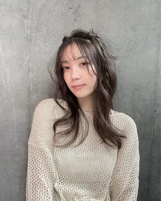 ミディアム カラー ヘアアレンジ 髪質改善/縮毛/新宿 🫧SUZUKA🫧のヘアスタイル