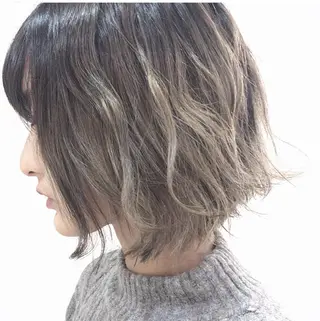 カラー 東梅田エリアカラー ヘアセットNo. 1のヘアスタイル