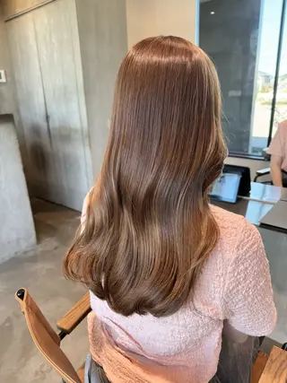 ロング カラー 透明感カラー 天羅のヘアスタイル