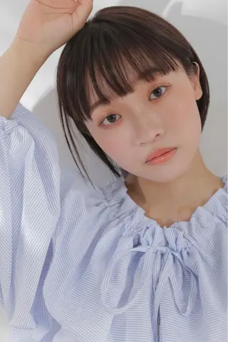 ショート しもかわ かほのヘアスタイル