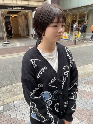 ショート カラー 髪質改善will hairdesignのヘアスタイル