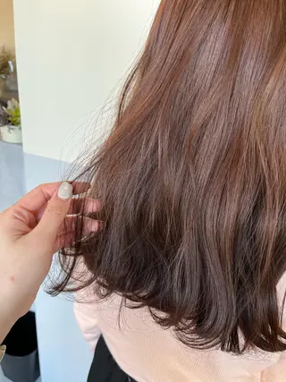 セミロング 神谷 夏帆のヘアスタイル