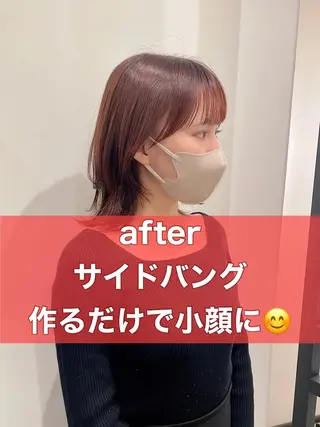 ロング 🌹ハッシュカット、 レイヤー韓国ヘア🌹のヘアスタイル