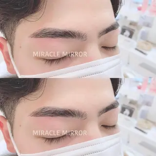 メンズ ミラクル ミラーのマツエク・マツパデザイン