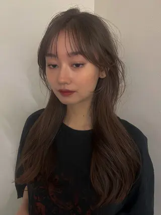 セミロング カラー aya / カットカラーのヘアスタイル