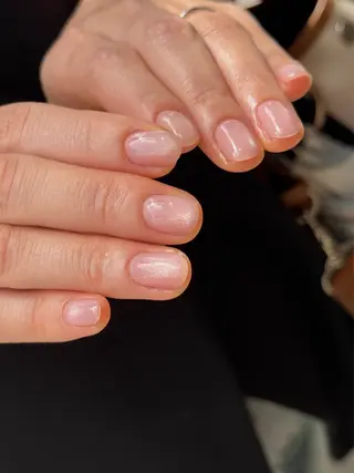 ネイル なんば堀江/育爪施術 ニュアンス✻Kaphのネイルデザイン