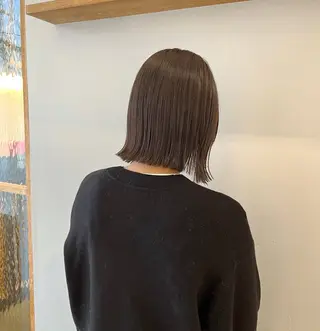 ショート カラー オリーブ/縮毛♡ Natsuno🩰のヘアスタイル