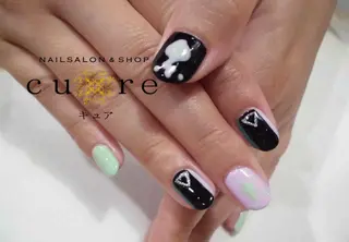 ショート ネイル ネイルサロン Cureのネイルデザイン