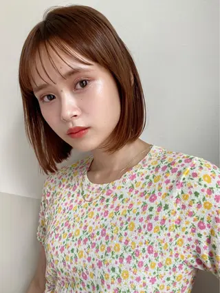 ショート カラー 🪭risa 暖色/レイヤー🪭のヘアスタイル