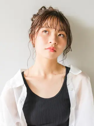 セミロング カラー 栄・伏見 JOULE'Sのヘアスタイル