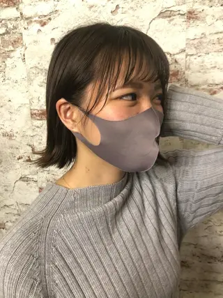 ショート パーソナルカラー 藤本夢のヘアスタイル