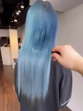 ロング カラー 🧡色落ちまで2度綺 麗なカラー🧡ヨシキのヘアスタイル