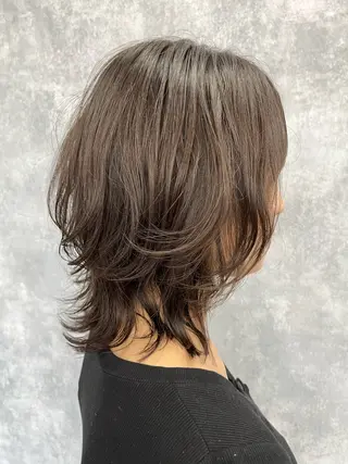 ミディアム 〜tie.hairsalon所属・〜tiehair 小幡のヘアスタイル