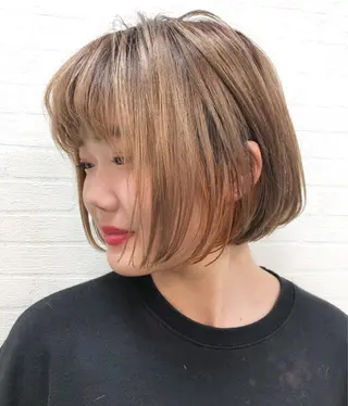 ショート カラー 初めてのショート お任せください✂️のヘアスタイル