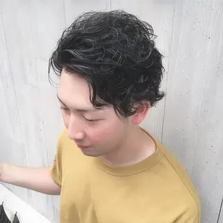 ショート パーマ 小沼 正悟のヘアスタイル