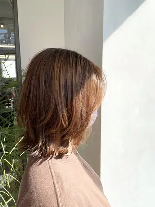 ミディアム 🔷ダブルカラーハイ トーン🔷櫻井走のヘアスタイル