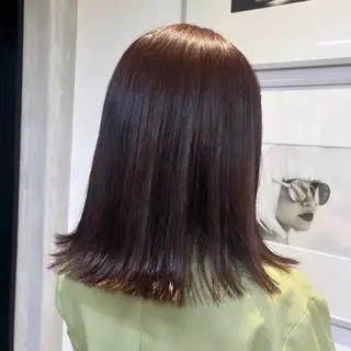 ミディアム カラー カジュアルを女っぽく 𝗮𝘆𝗮𝗰𝗼のヘアスタイル