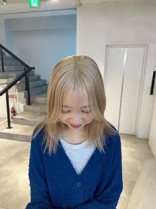 カラー ハイトーン特化 pepe🎀のヘアスタイル
