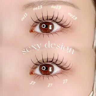 マツエク・マツパ HARUHARU seiraのマツエク・マツパデザイン