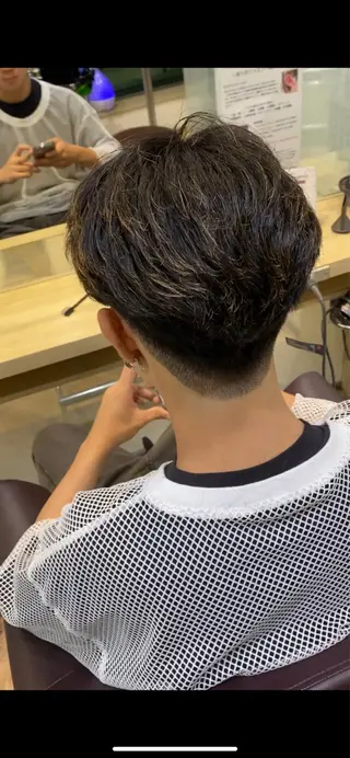 メンズ メンズ特化/フェザー /パーマ/伊勢元のヘアスタイル