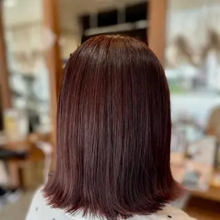 セミロング 加藤 実穂のヘアスタイル