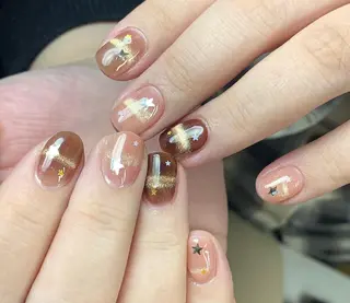 ネイル By moonネイル 🌷ワンホン/韓国風のネイルデザイン