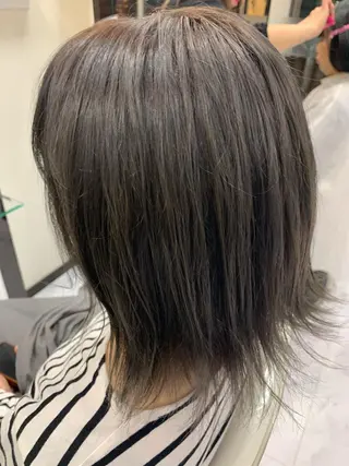 ミディアム カラー MUSASHI ブリーチカラー◎のヘアスタイル