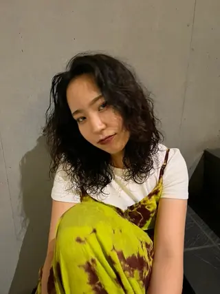 セミロング パーマ Luxe【ラグゼ】所属・«料金🆓カット モデル»キリ🌿のヘアスタイル