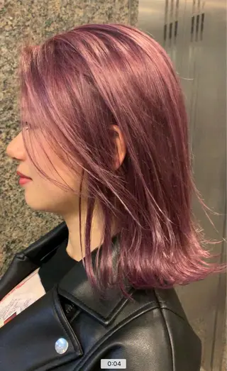 ミディアム カラー ヘアアレンジ ブリーチ＆カラーが 得意☀️望月宣雄☀️のヘアスタイル